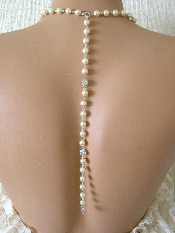 Hochzeit - Backdrop Necklace Attachment,