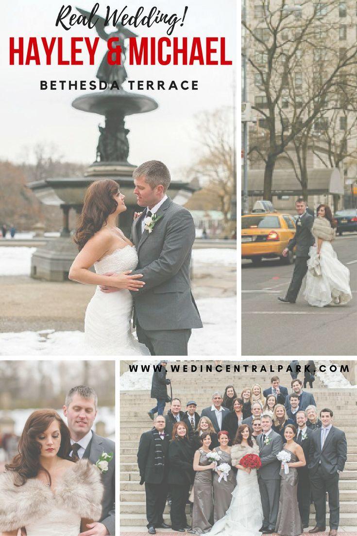 Свадьба - Hayley And Michael’s Bethesda Terrace Wedding