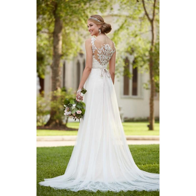 زفاف - Stella York Deep V Neckline Wedding Dress -  Designer Wedding Dresses