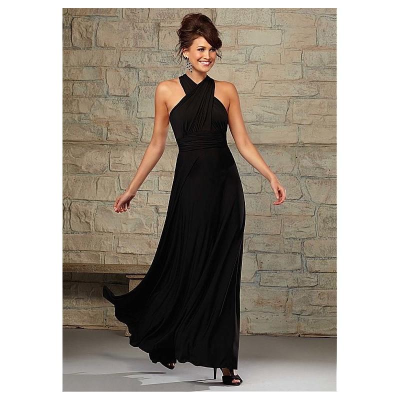 Mariage - Elegant Chiffon Halter Neckline A-line Bridesmaid Dress - overpinks.com