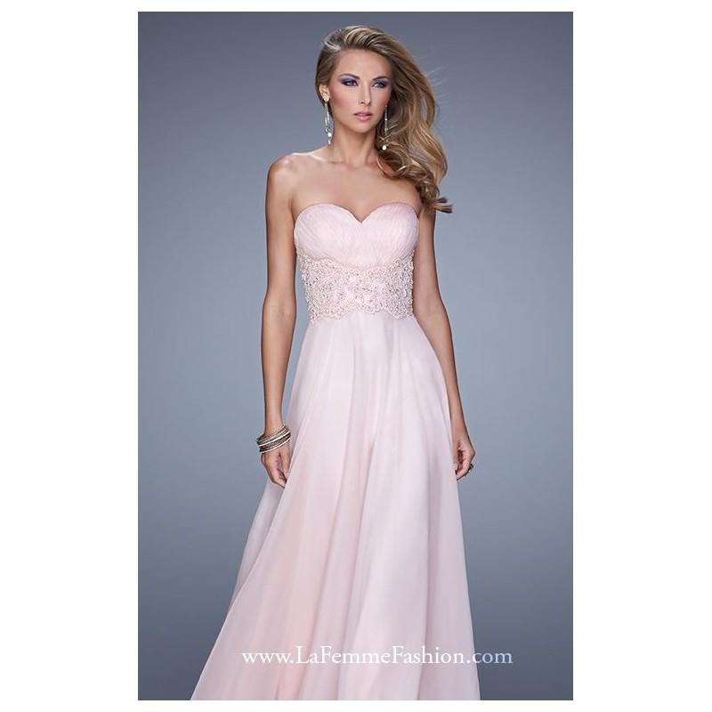 Hochzeit - Beaded Lace Gown by La Femme 20815 - Bonny Evening Dresses Online 