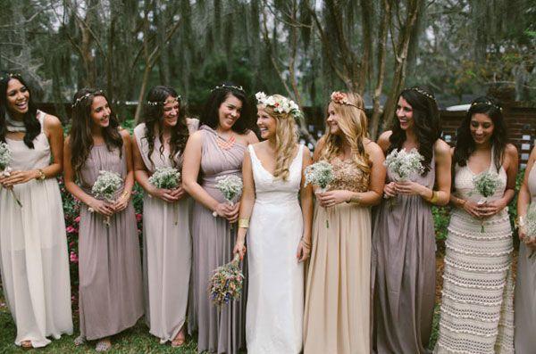 Hochzeit - Neutral Color Palettes For Soft And Muted Weddings