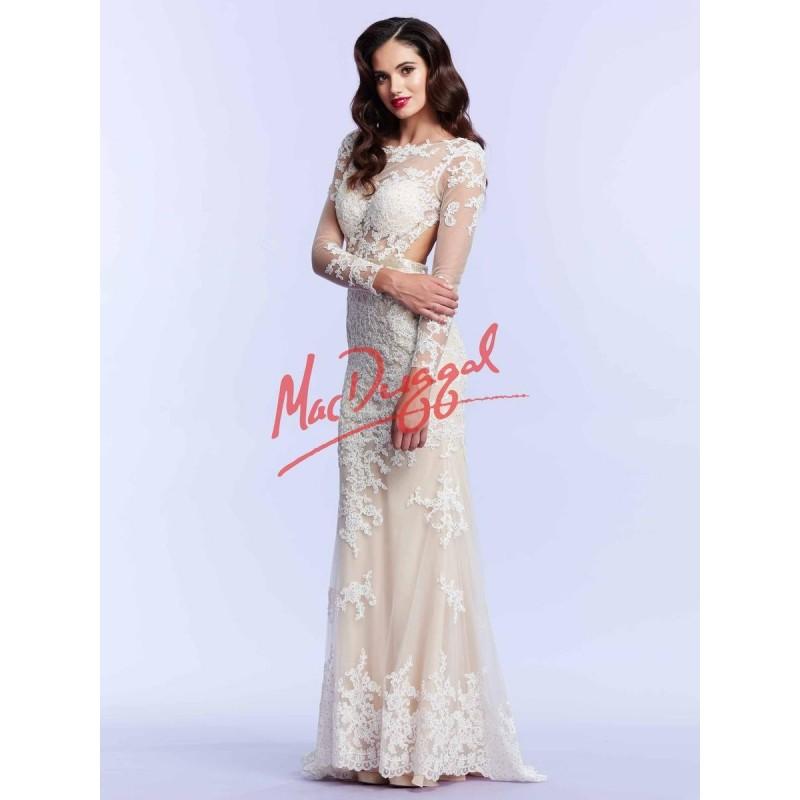 Mariage - Mac Duggal 62062M Red Carpet Prom Dress - Brand Prom Dresses
