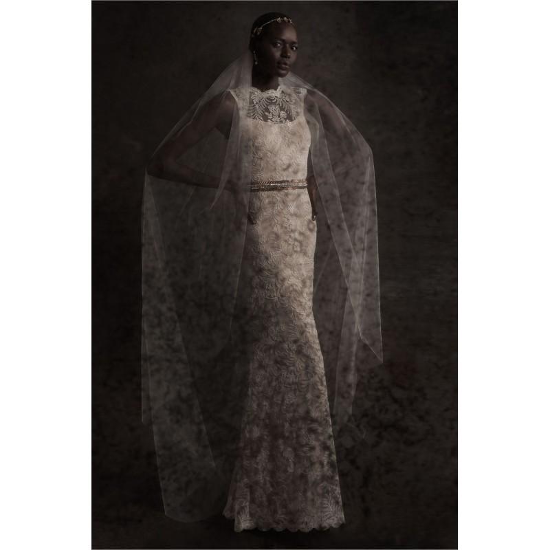 Свадьба - BHLDN Spring/Summer 2017 April Vintage Floor-Length Ivory Illusion Fit & Flare Sleeveless Lace with Sash Bridal Gown - Crazy Sale Bridal Dresses