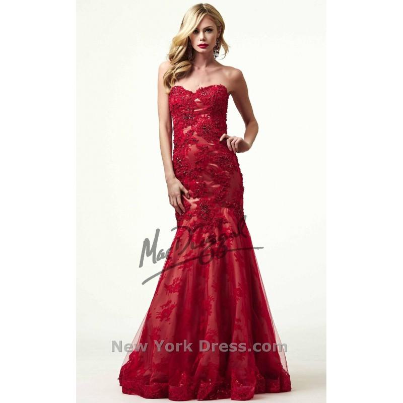 Свадьба - Mac Duggal 85311R - Charming Wedding Party Dresses