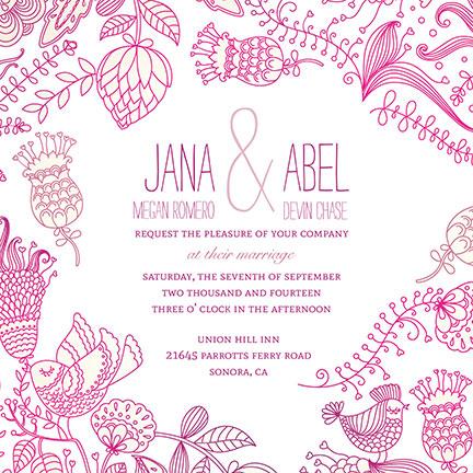 Wedding - Beautiful Wedding Invitations designed by Oubly