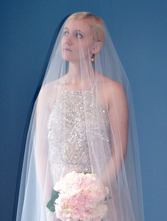 Wedding - Circle Drop Illusion Tulle Wedding Veil Custom Length (Lengths +72"-106")