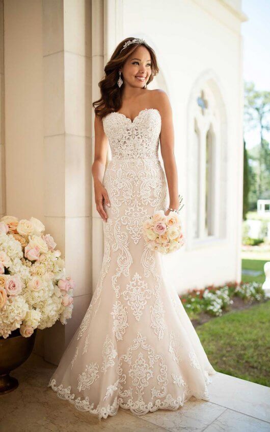 Mariage - Elegant Lace Wedding Dress