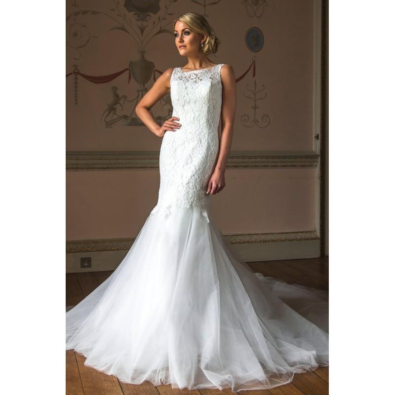 زفاف - Style E17814 by Special Day European Collection - Ivory  White Lace  Tulle Removable Skirt Floor High Wedding Dresses - Bridesmaid Dress Online Shop