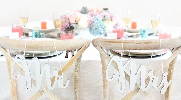 Wedding - Spring Pastel Wedding Ideas - Bride   Bows