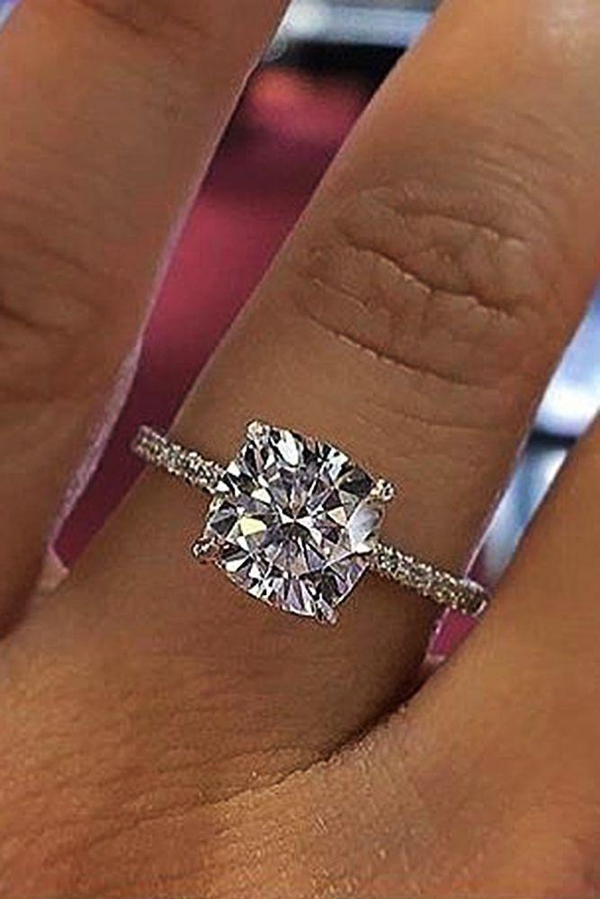 Свадьба - 36 Simple Engagement Rings For Girls Who Love Classic