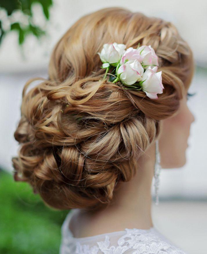 Hochzeit - Striking Wedding Hairstyles With Glam