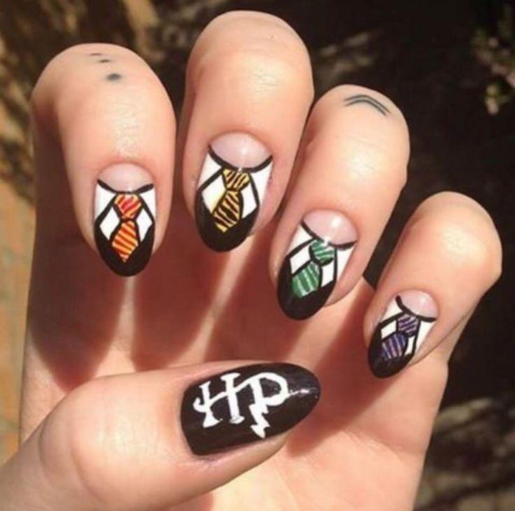 Mariage - Harry Potter Nails