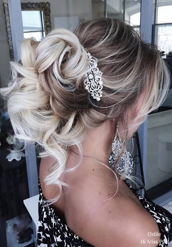 Mariage - 60 Elstile Wedding Updos Hairstyles You’ll Love
