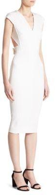 Mariage - Victoria Beckham Open Back Fitted Dress