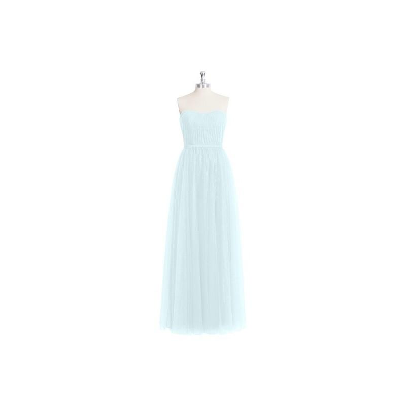 زفاف - Mist Azazie Kayley - Back Zip Floor Length Tulle, Lace And Chiffon Sweetheart Dress - Simple Bridesmaid Dresses & Easy Wedding Dresses