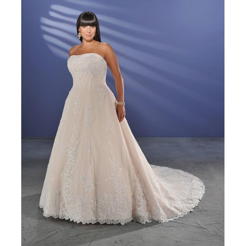 Hochzeit - Bonny Unforgettable 1009 Plus Size Wedding Dress - Crazy Sale Bridal Dresses