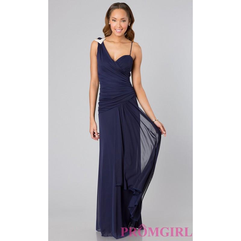 Hochzeit - Sleeveless Floor Length Ruched Dress - Brand Prom Dresses