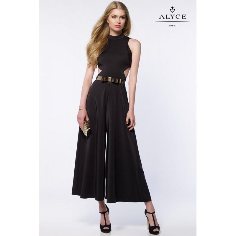 Mariage - Black/Gold Alyce Prom 8000 Alyce Paris Prom - Rich Your Wedding Day