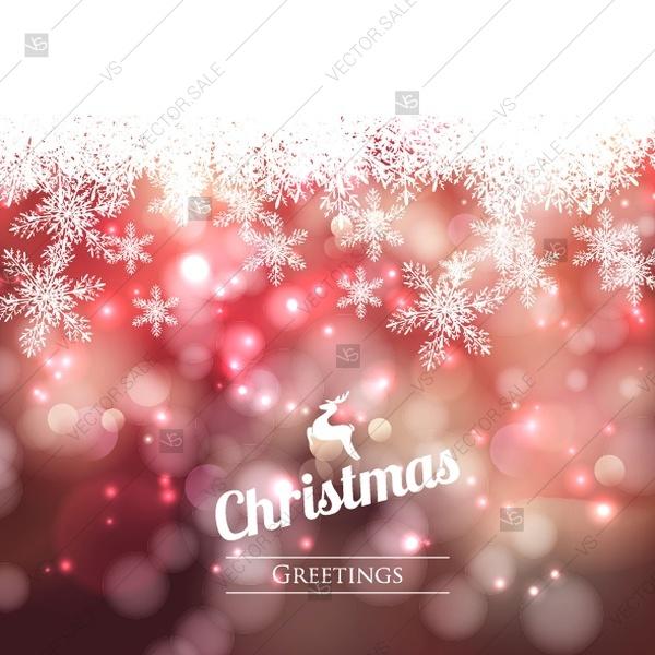Свадьба - Merry Christmas Party invitation card template blurred background