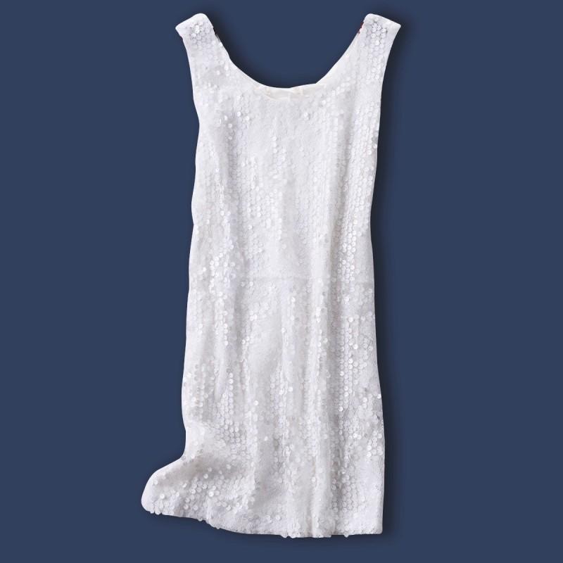 Mariage - Must-have Slimming Sleeveless White Summer Sleeveless Top Strappy Top Tight Basics - beenono.com