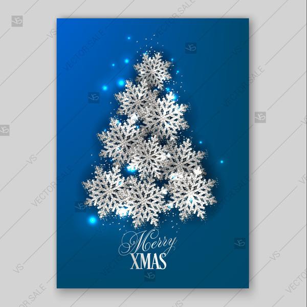 Свадьба - Christmas tree with gold snowflake