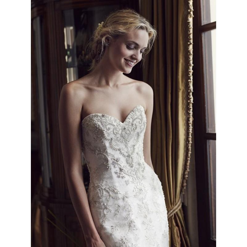 زفاف - Casabanca Bridal Carnation 2231 Strapless Beaded Fit & Flare Wedding Dress - Crazy Sale Bridal Dresses