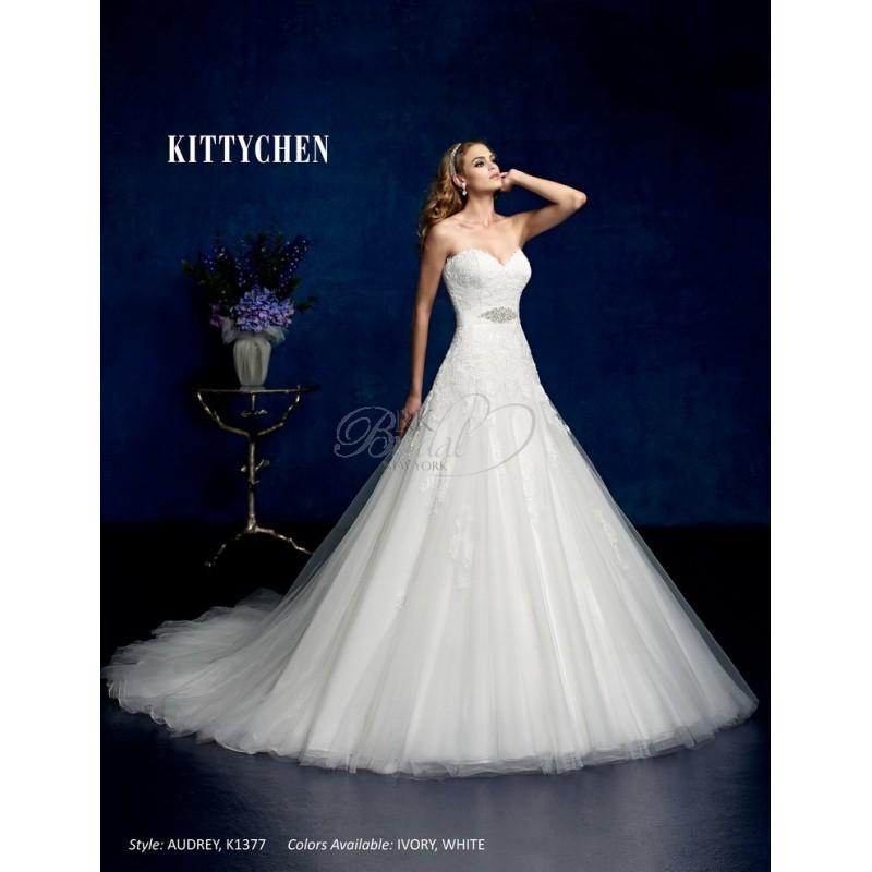 Hochzeit - Kitty Chen-Spring-2014-Audrey - Elegant Wedding Dresses