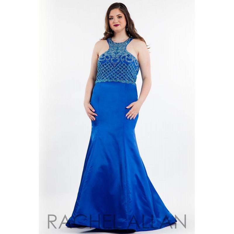 Wedding - Rachel Allan Plus Size Prom 7834 - Branded Bridal Gowns