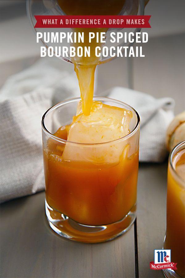 Свадьба - Pumpkin Pie Spice Bourbon Cocktail