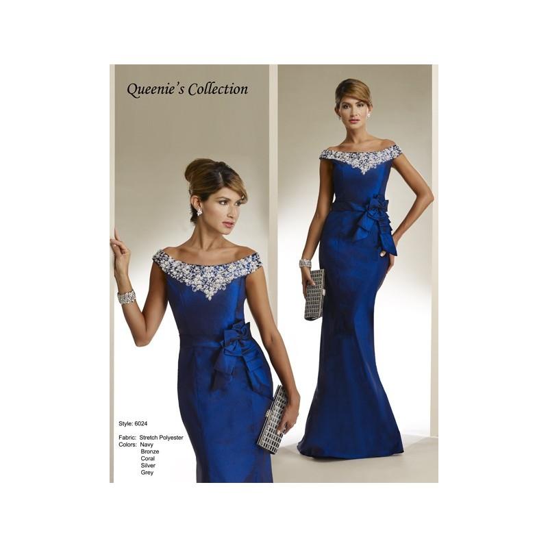 Hochzeit - Queenie Collection 6024 -  Designer Wedding Dresses