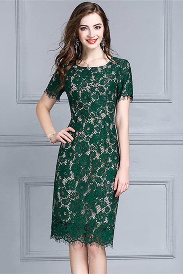 Hochzeit - 2017 New Lace Dress Waist Collection Self-Cultivation Package Buttocks Skirt TP0127