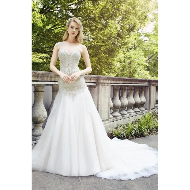 Свадьба - Style D8126 by Val Stefani - Floor length Fit-n-flare Sweetheart Sleeveless Net Dress - 2018 Unique Wedding Shop