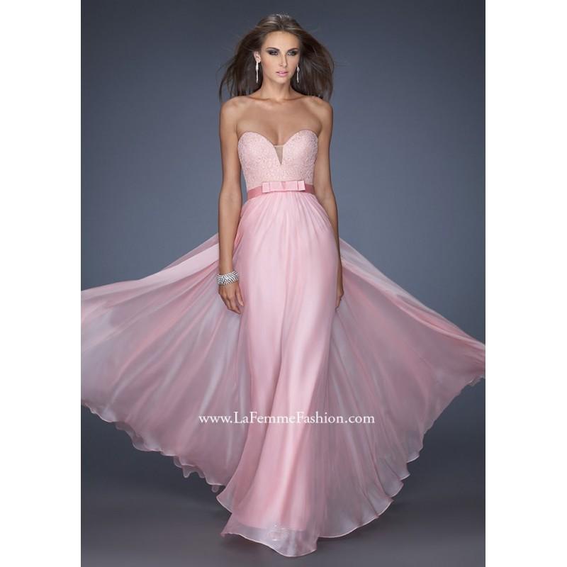 Wedding - La Femme 20046 Sparkly Evening Gown Website Special - 2018 Spring Trends Dresses
