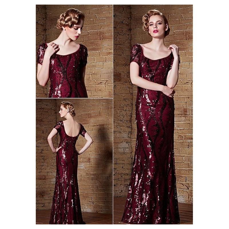 Mariage - In Stock Gorgeous Beaded Tulle & Malay Bateau Neckline Mermaid Military Dresses - overpinks.com