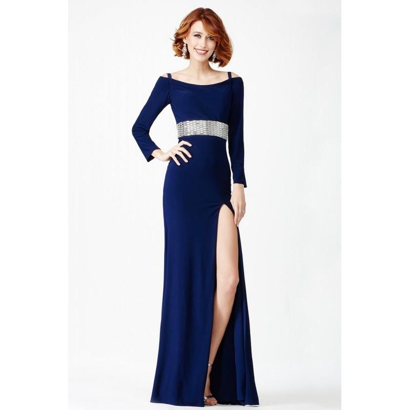 Свадьба - Jovani JVN24744 Prom Dress Off-the-Shoulder - Fitted Prom Long Sleeves, Off the Shoulder Long JVN by Jovani Dress - 2018 New Wedding Dresses