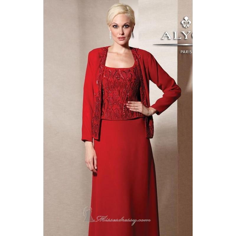 زفاف - Poly Chiffon Beaded Dresses by Alyce Jean De Lys 29953 - Bonny Evening Dresses Online 
