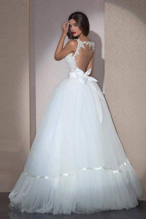 زفاف - Enhance Your Glamour With A Backless Wedding Dresses