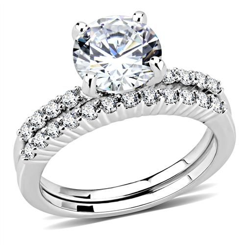 زفاف - A Perfect 2CT Round Cut Russian Lab Diamond Solitaire Engagement Wedding Band Bridal Set Ring