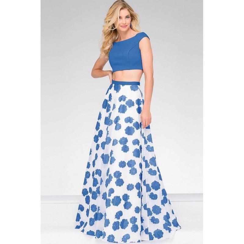 زفاف - Jovani - JVN47874 Two Piece Fitted Floral Dress - Designer Party Dress & Formal Gown
