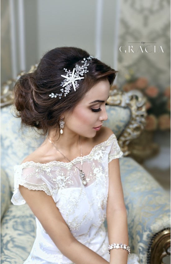 Mariage - DESPOINA Starfish headband For Destination Wedding - beach wedding hair starfish accessories by TopGracia