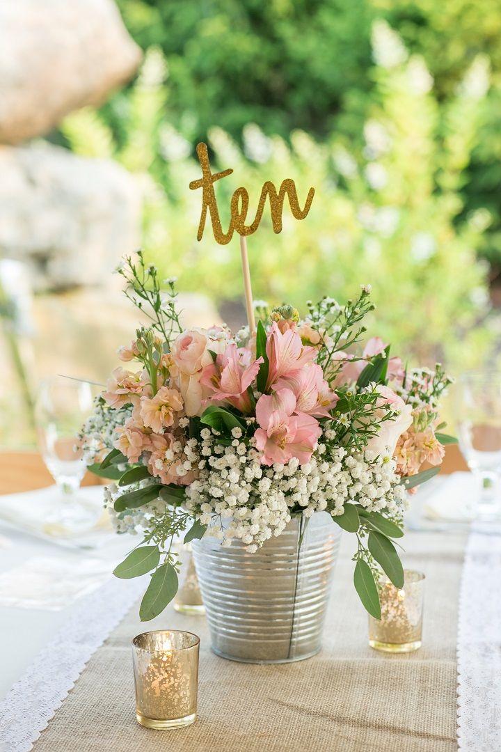 Hochzeit - Rustic Table Number