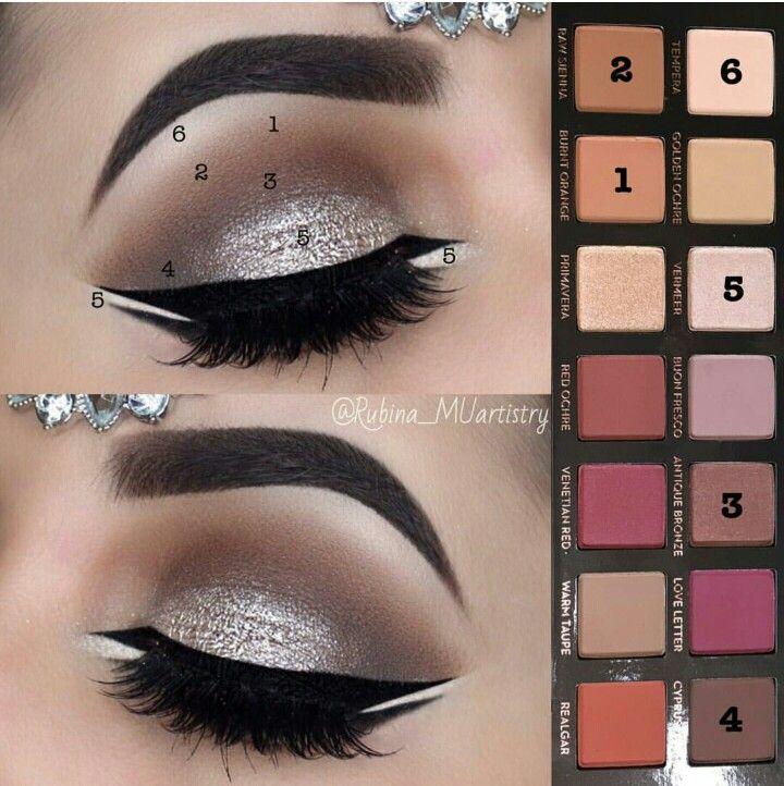 Mariage - Silver Eyeshadow With Double Flick