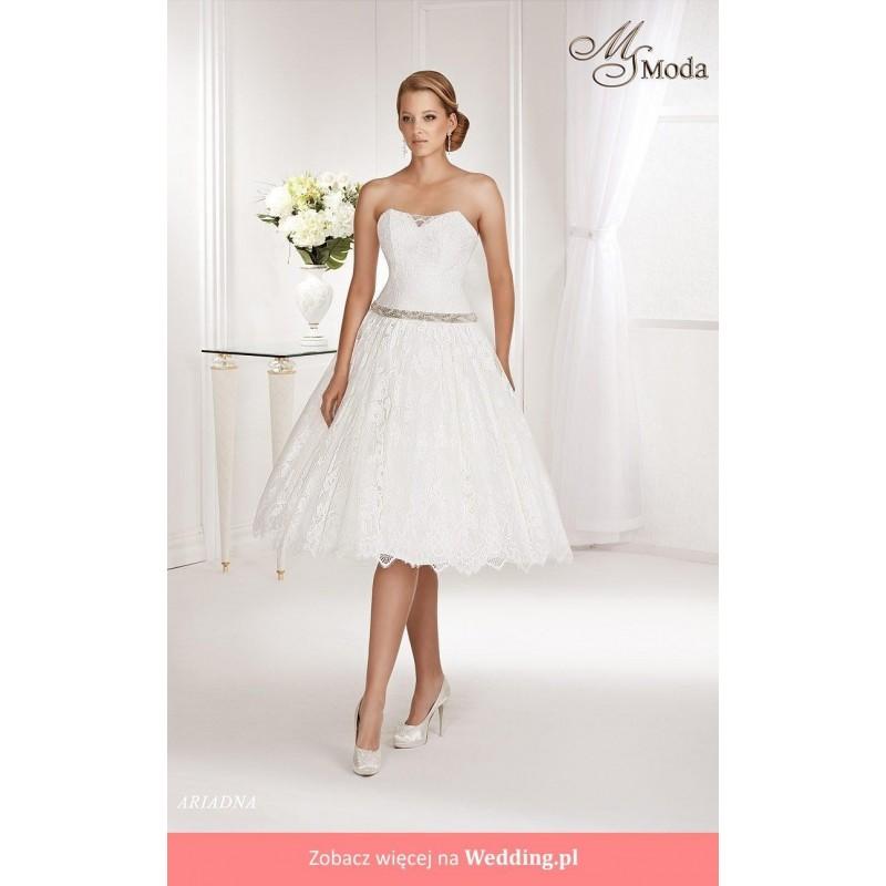 Mariage - MS Moda - Ariadna 2015 Below knee Sweetheart Princess Sleeveless No - Formal Bridesmaid Dresses 2018