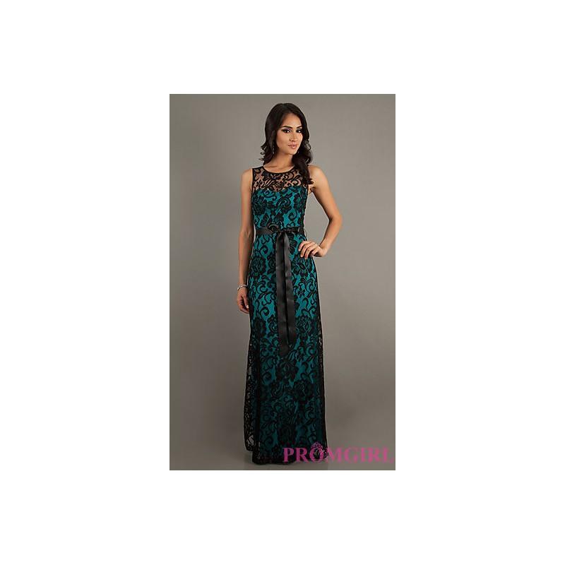 زفاف - Affordable SF-8749 - Long Sleeveless Lace Dress by Sally Fashions - Bonny Evening Dresses Online 
