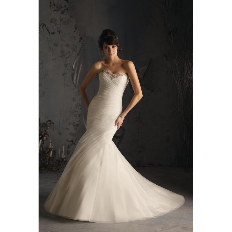 زفاف - White/Silver Blu Bridal by Mori Lee 5168 - Brand Wedding Store Online
