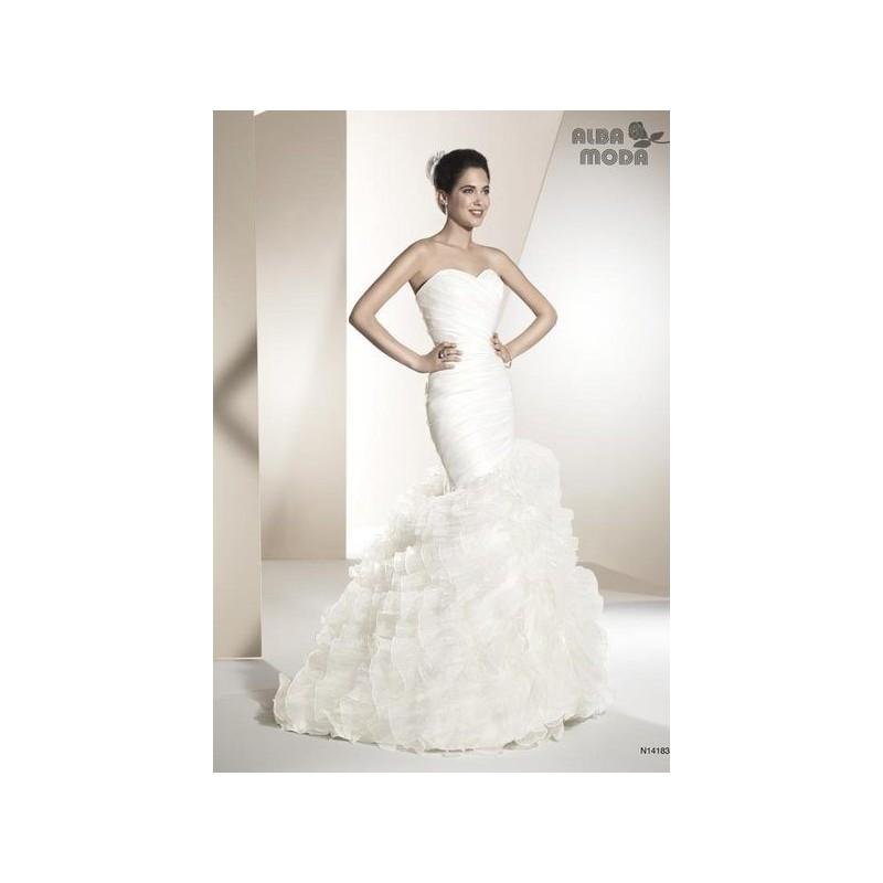 Mariage - Vestido de novia de Alba Moda Modelo N14183 - Tienda nupcial con estilo del cordón