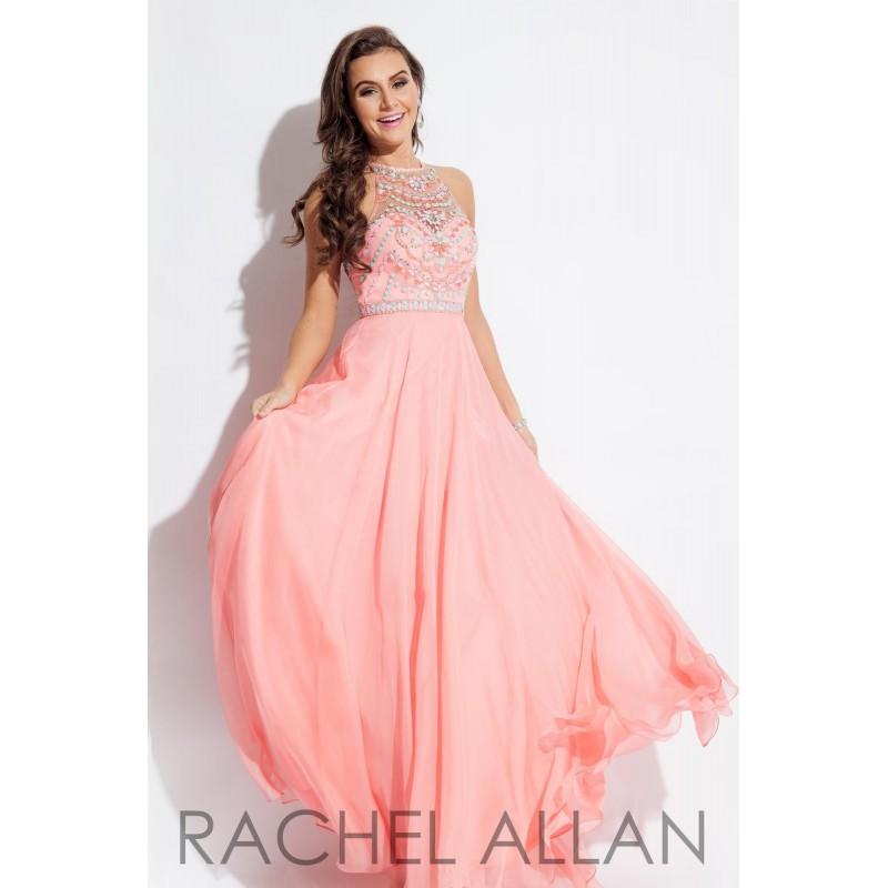 Wedding - Coral Rachel Allan Prom 7239 Rachel ALLAN Long Prom - Rich Your Wedding Day