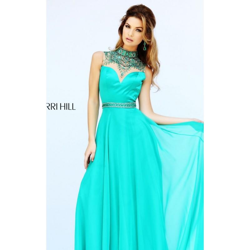 Mariage - Embellished High Neck Gown Dresses by Sherri Hill 32144 - Bonny Evening Dresses Online 