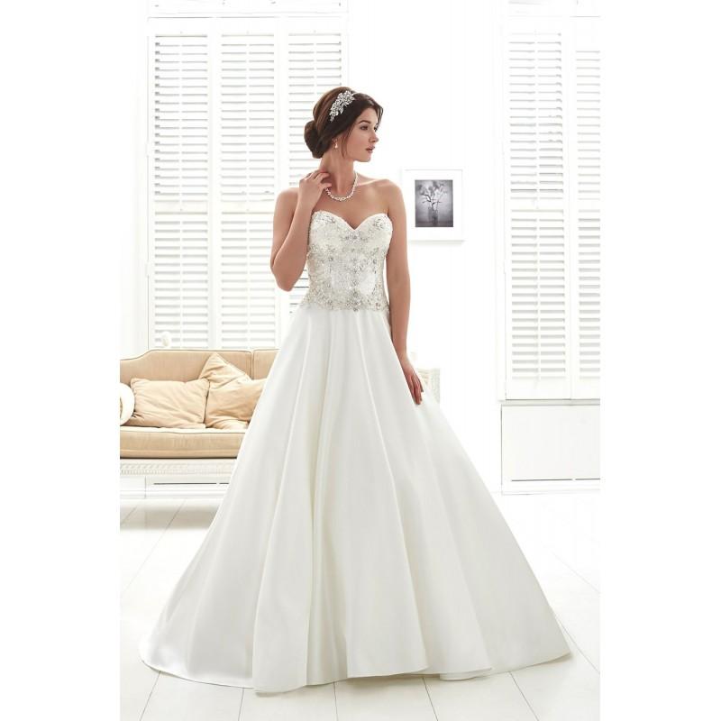 Mariage - Romantica Style PC6952 by Phil Collins - Satin Floor Sweetheart  Strapless A-Line  Ballgown  Princess Wedding Dresses - Bridesmaid Dress Online Shop
